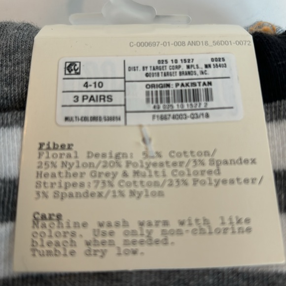 Sock bundle A New Day brand Cotton blend crew. Beautiful prints so 4-10 … - Picture 5 of 8